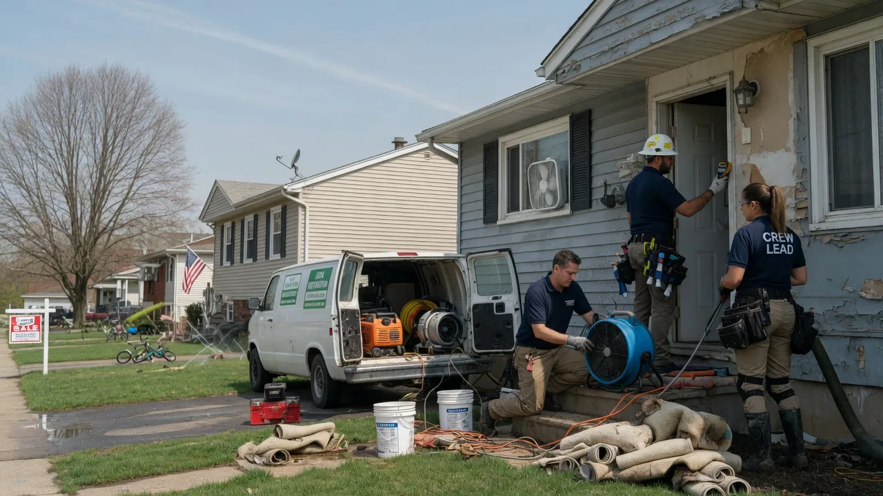 Flood Cleanup in Harsens Island, MI near me